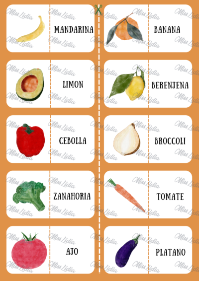 Juego Educativo "Supermercado": Aprende Jugando con Alimentos