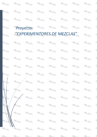 Experimentores de Mezclas