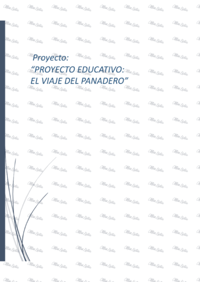 Proyecto Educativo: El Viaje del Panadero