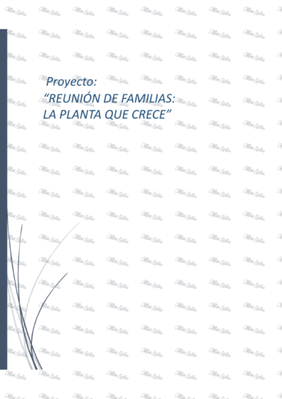 Reunión de Familias: La Planta que Crece