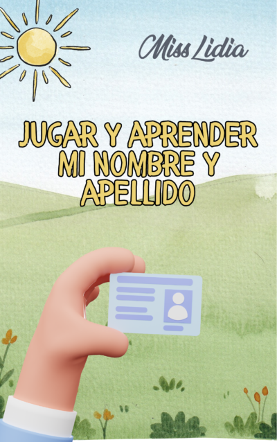 Portada Jugar y Aprender Mi Nombre y Apellido