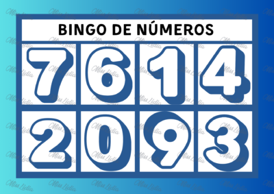 Galería 1 Juegos de Matemática: Banda Numérica, Generala y Bingo