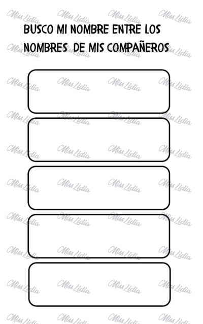 Galería 1 Jugar y Aprender Mi Nombre y Apellido