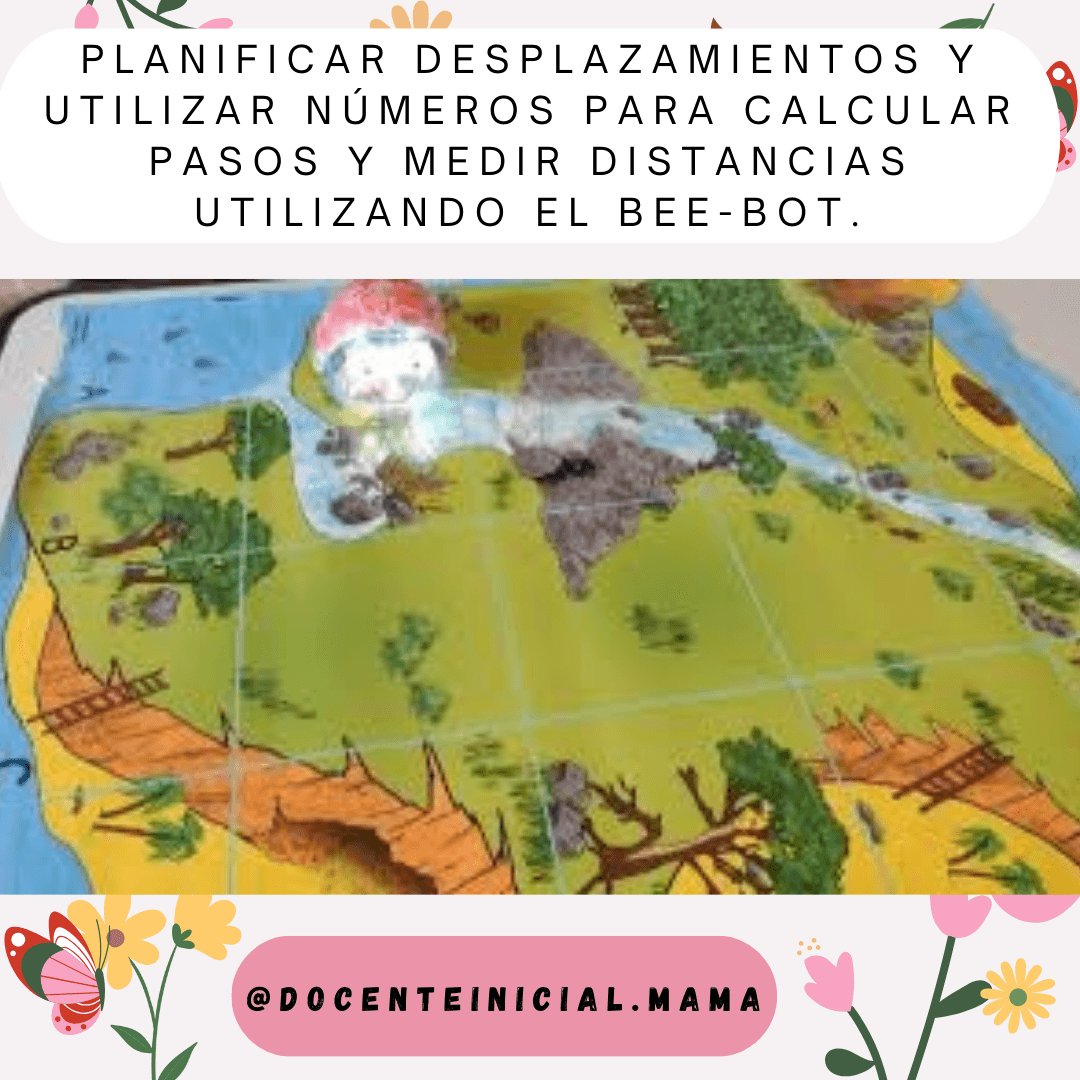 Grupo pequeño explorando materiales y un robot educativo en una propuesta de robótica para Nivel Inicial