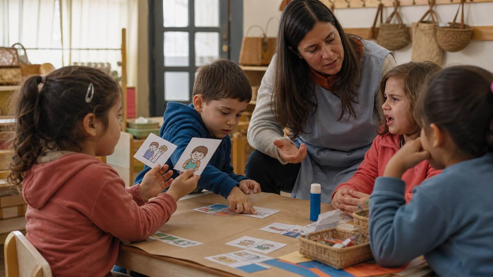 Niñas y niños construyendo acuerdos y participando en decisiones de la sala