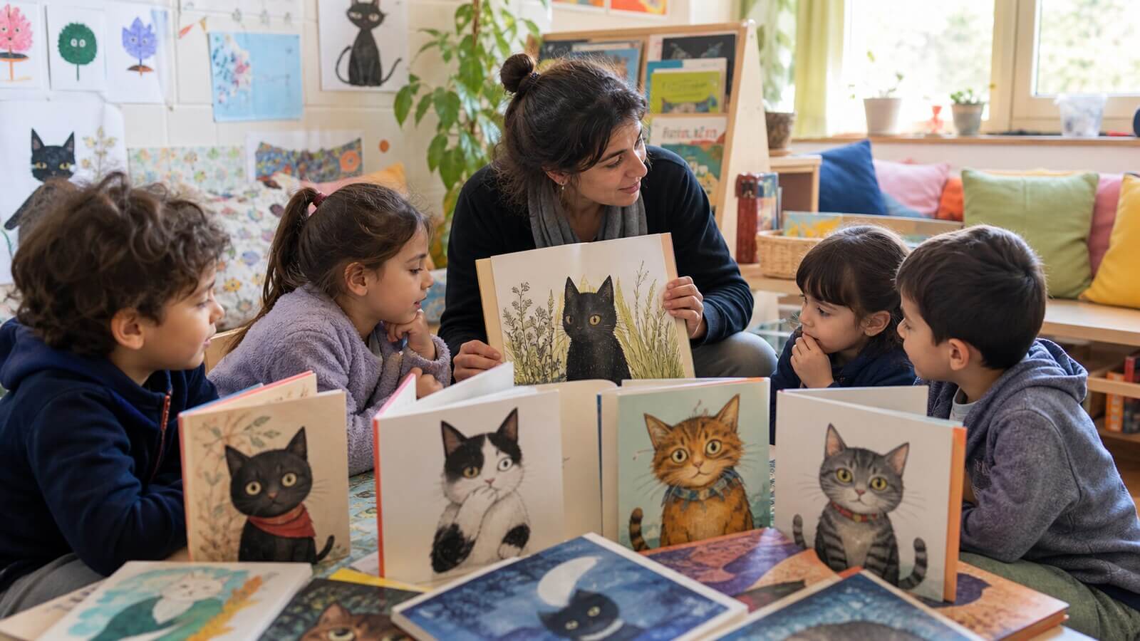 Itinerario de gatos en la literatura infantil para Nivel Inicial