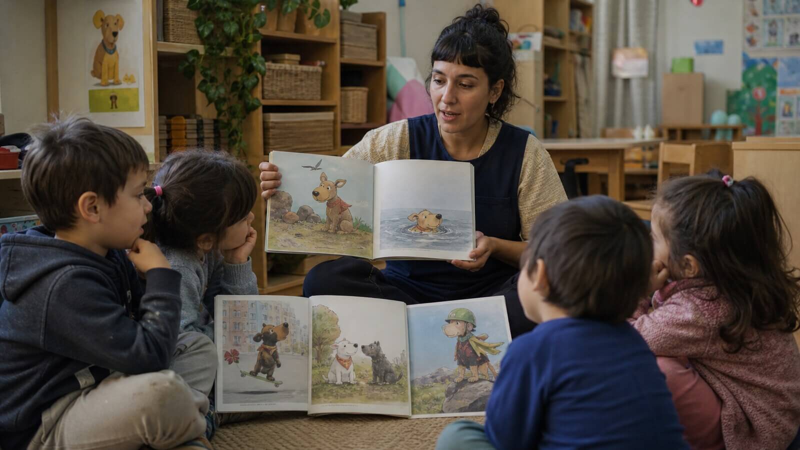 Lectura comparada de cuentos con personajes perros