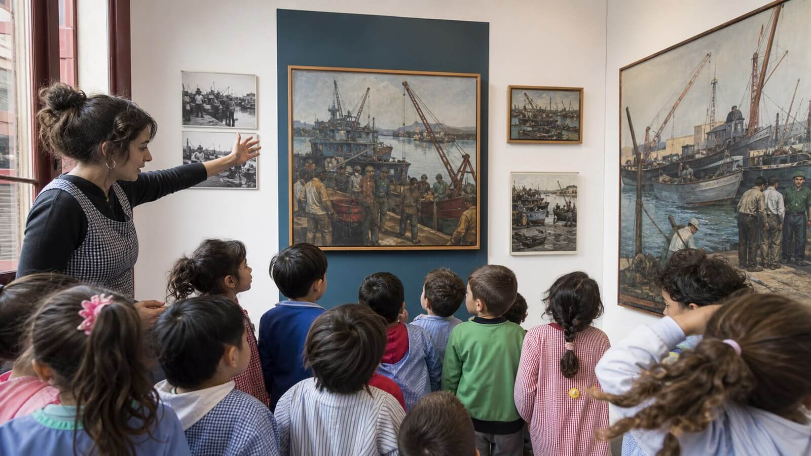 Benito Quinquela Martín arte y puerto en Nivel Inicial