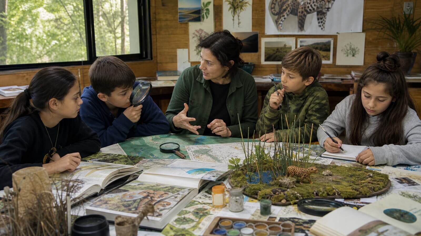 Materiales ilustrativos para organizar una investigación sobre animales autóctonos en Nivel Inicial