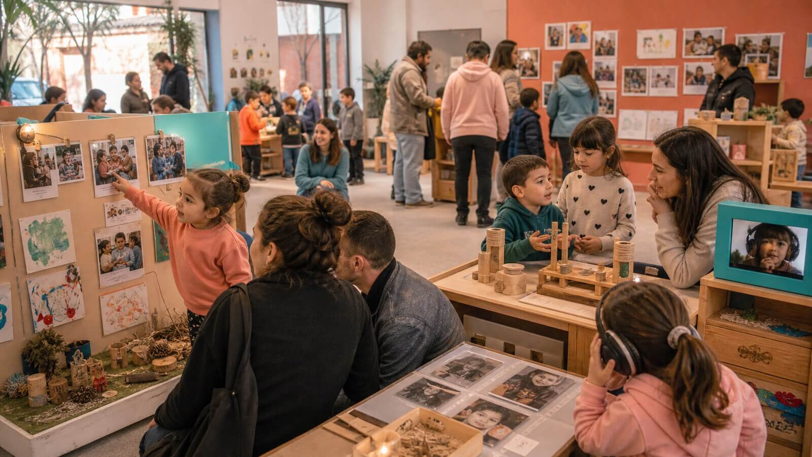 Museo del jardín abierto a las familias