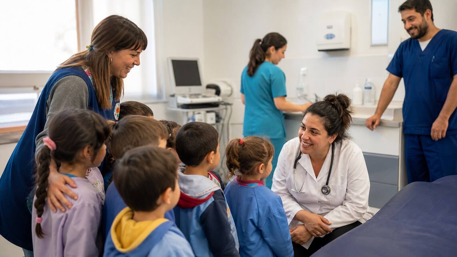 Derecho a la salud en Nivel Inicial y visita a un centro de salud
