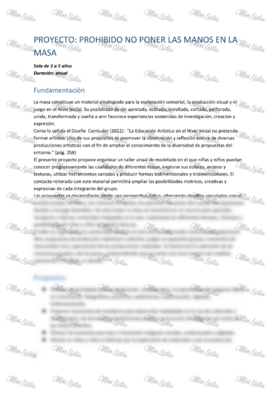 Galería 1 Proyecto: Prohibido No Poner las Manos en la Masa