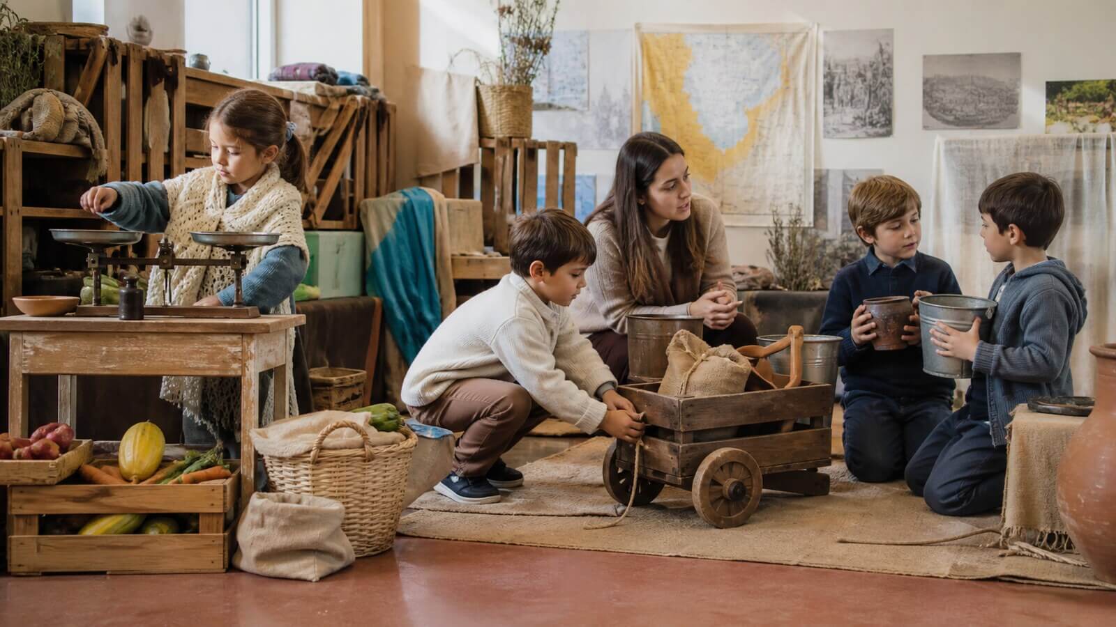 Juego dramático sobre la vida cotidiana de 1810 para trabajar el 25 de mayo