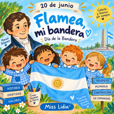 Portada de la canción Flamea, mi bandera de Miss Lidia
