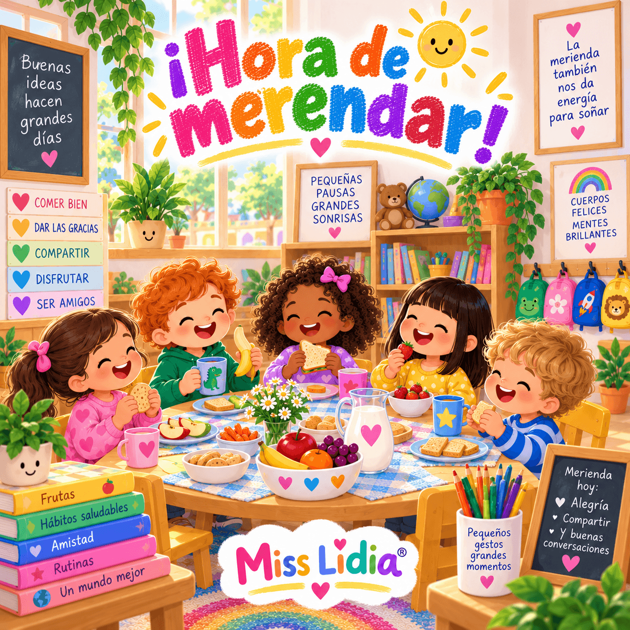 ¡Hora de merendar! — portada