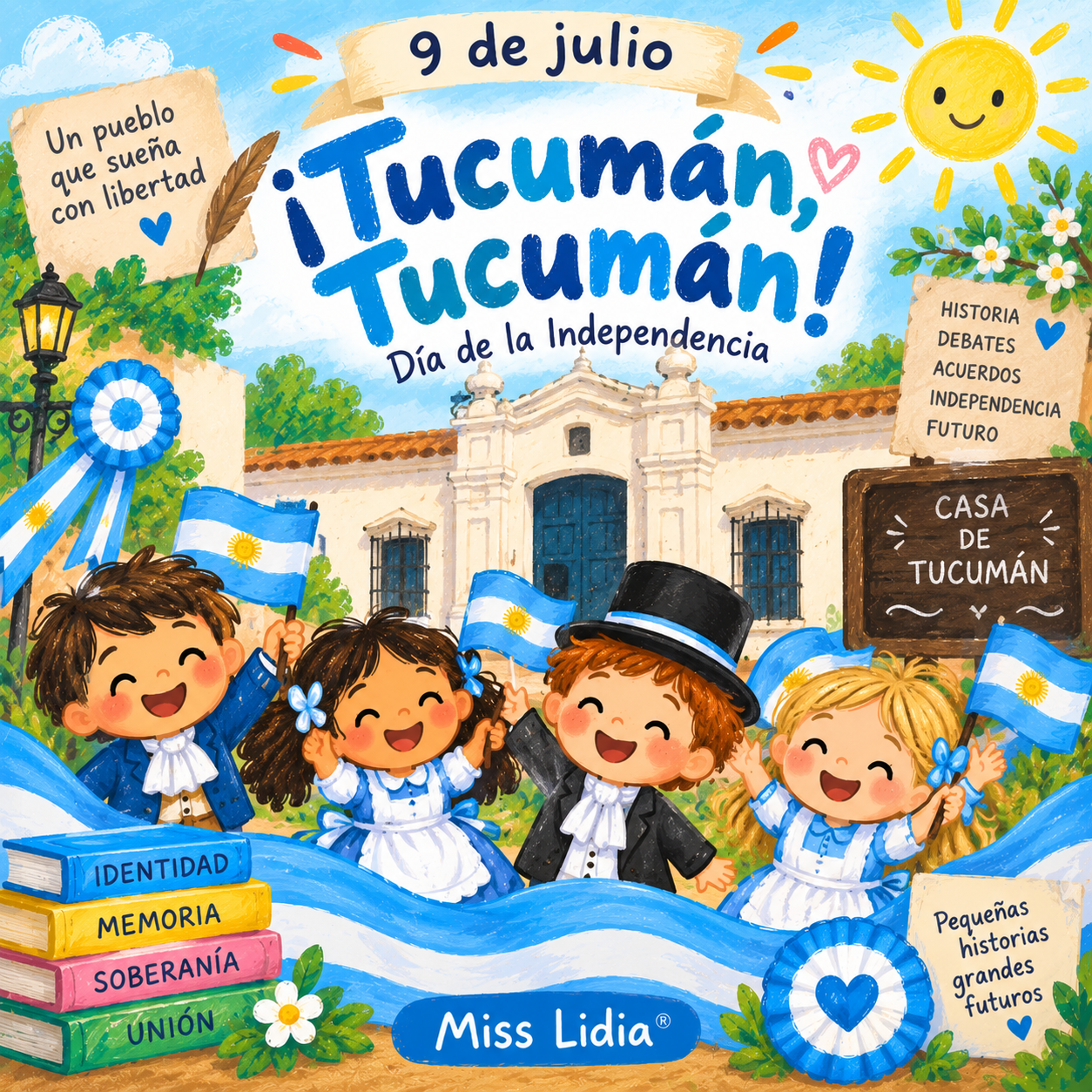 Portada de la canción ¡Tucumán, Tucumán! de Miss Lidia