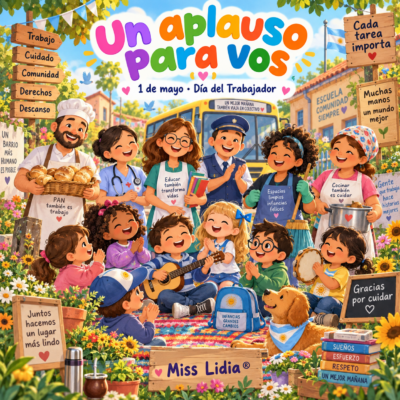 Portada de la canción Un aplauso para vos de Miss Lidia