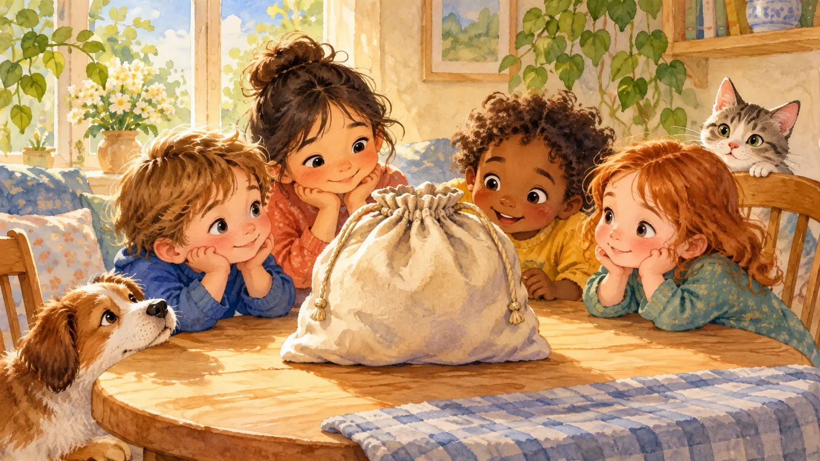 Adivinanzas de cosas de casa: ilustración de portada.