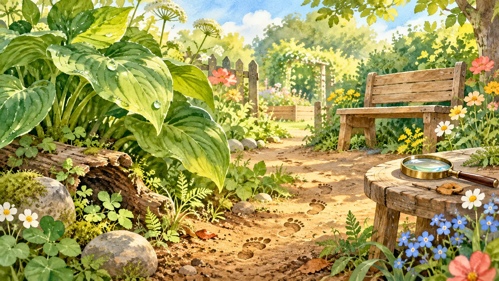 Adivinanzas del patio: ilustración de portada.