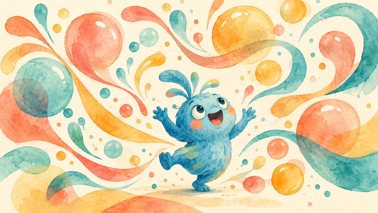 Ilustración original de referencia para Palabras que bailan; no pertenece a una edición del libro