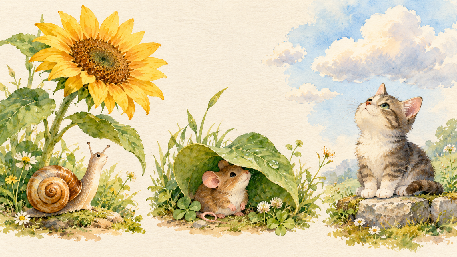 Ilustración original de referencia para Rimas de animales imaginados; no pertenece a una edición del libro