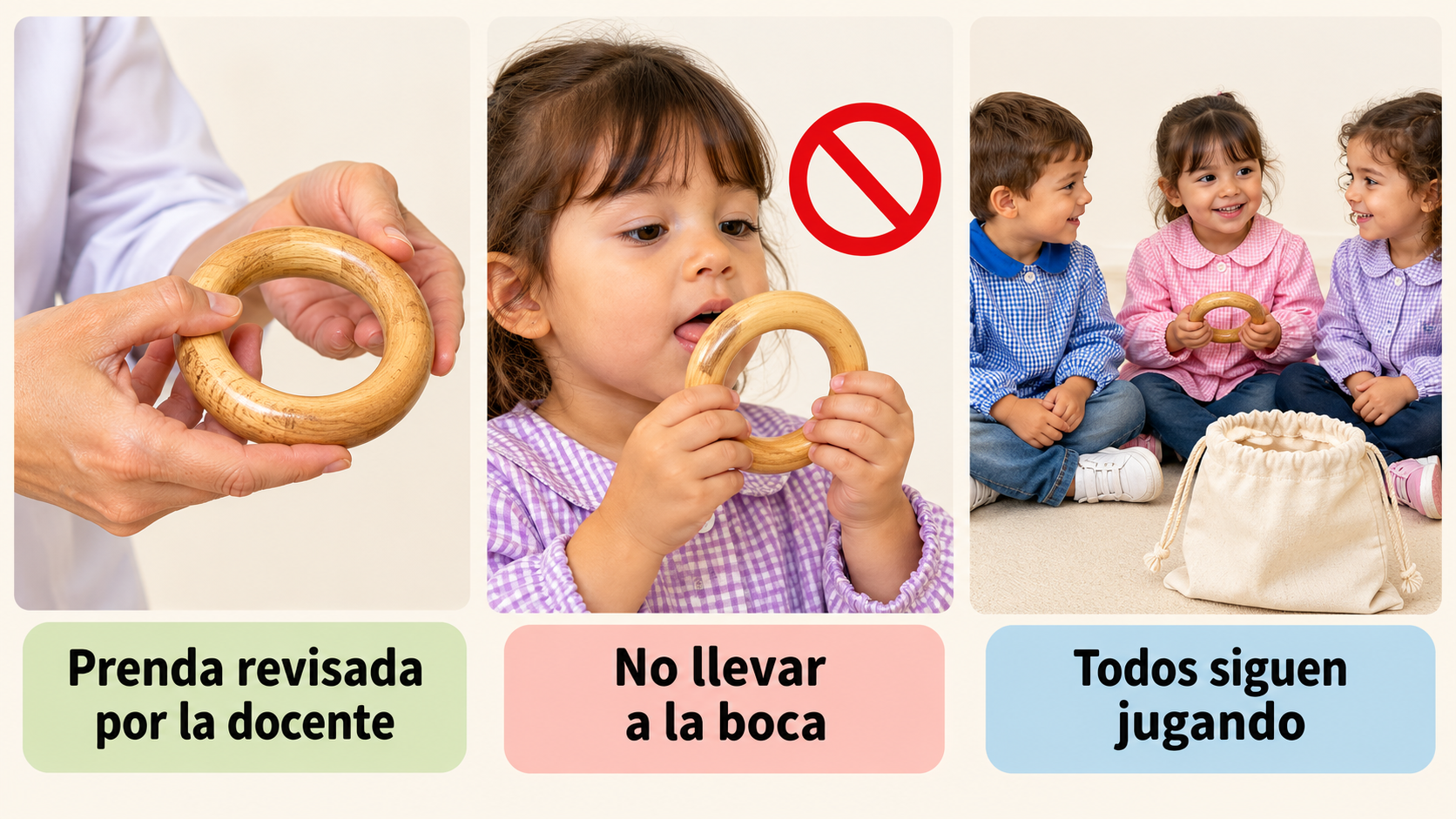 La prenda y las condiciones de uso se revisan para el grupo real; no basta con cambiar el tamaño del objeto.