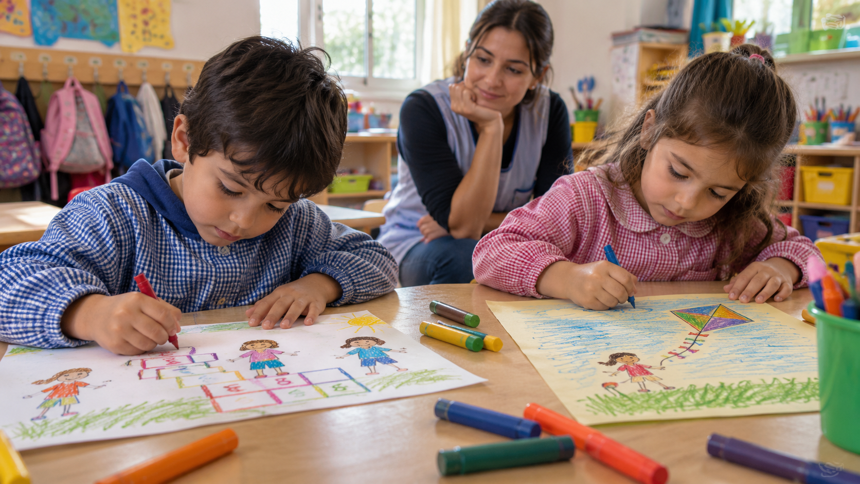 Las producciones infantiles toman decisiones propias, sin copiar un modelo único.
