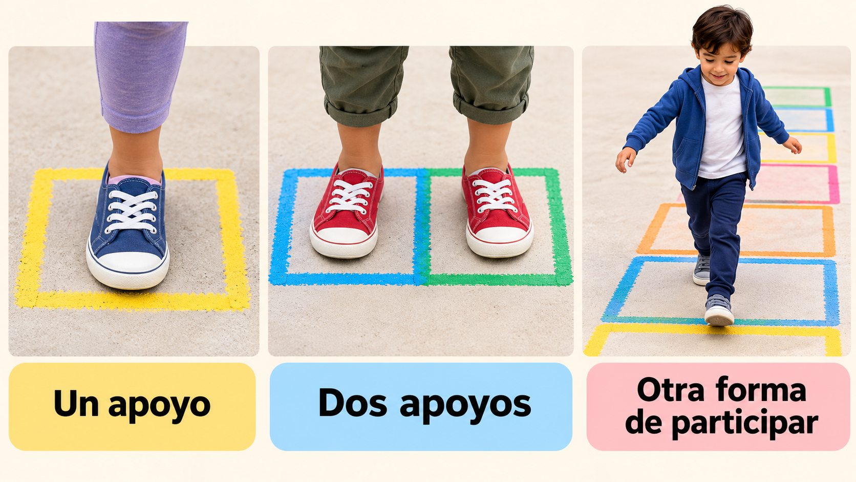 Los apoyos son acuerdos que se pueden adaptar sin perder el recorrido.