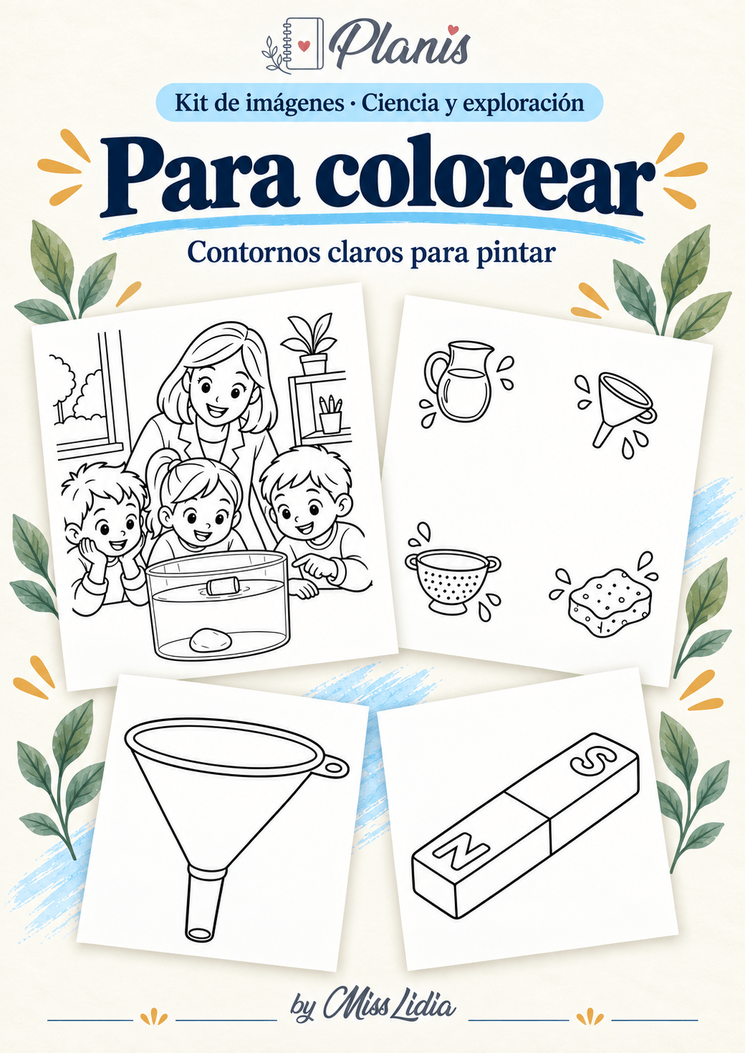 Para colorear: Ciencia y exploración Selección de dibujos de línea para colorear de Ciencia y exploración.