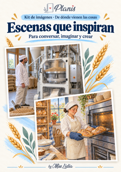 Escenas que inspiran del kit De dónde vienen las cosas.