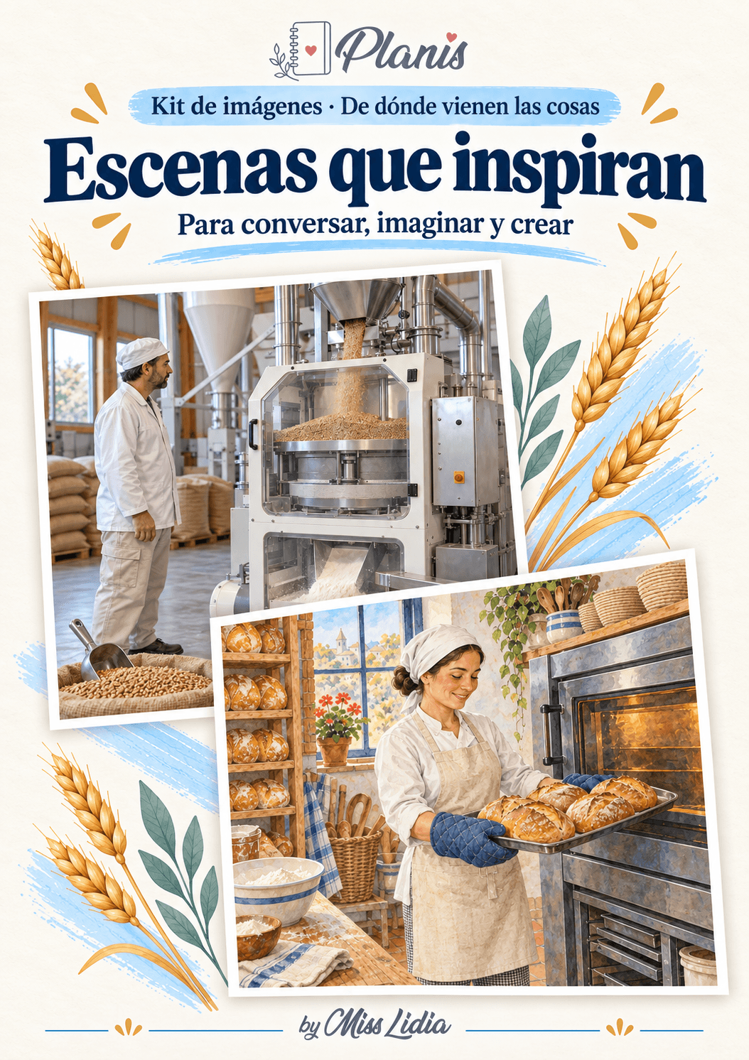 Escenas que inspiran del kit De dónde vienen las cosas.