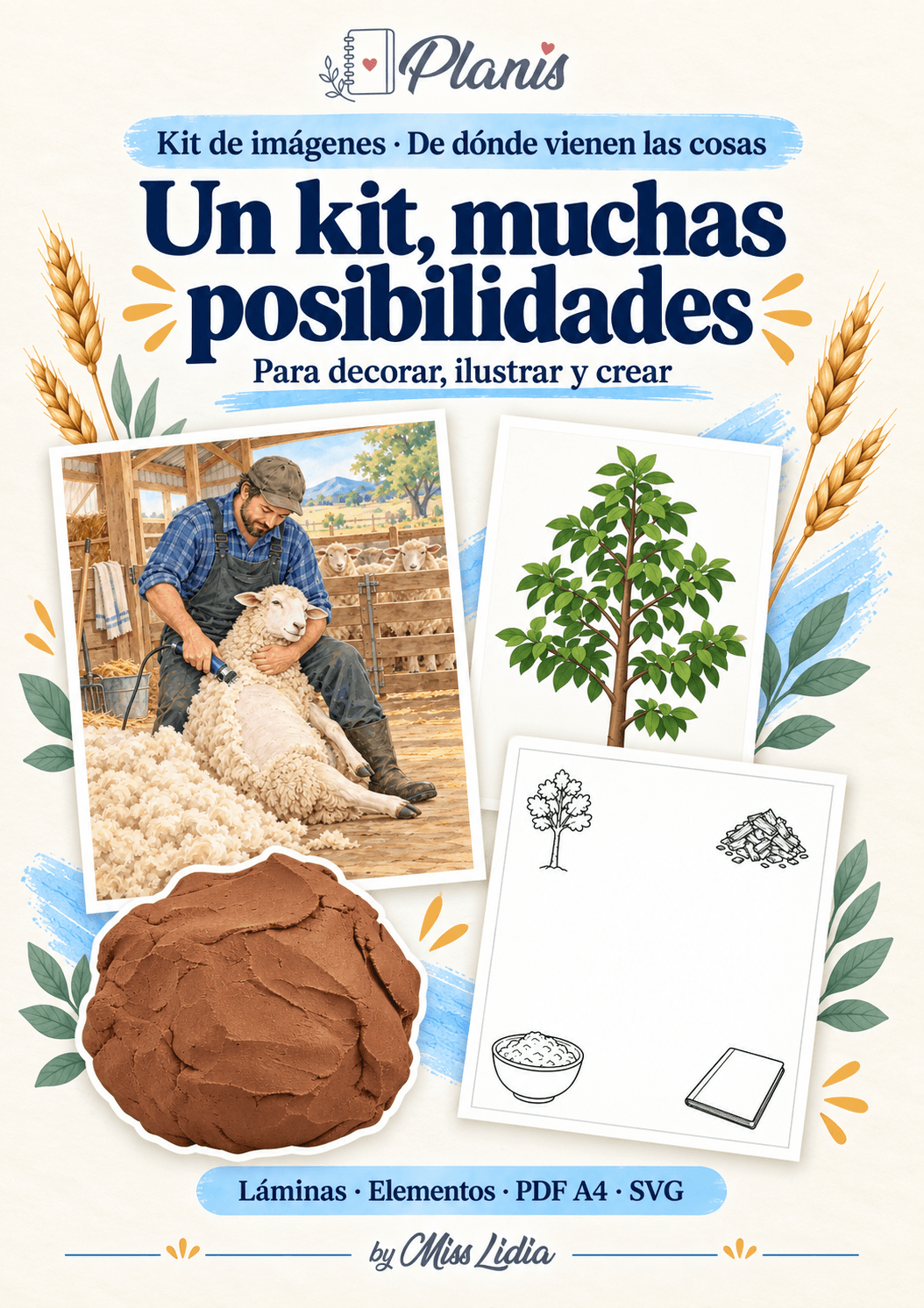 Un kit, muchas posibilidades del kit De dónde vienen las cosas.