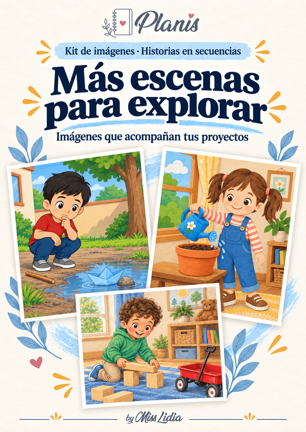Más escenas para explorar del kit Historias en secuencias.