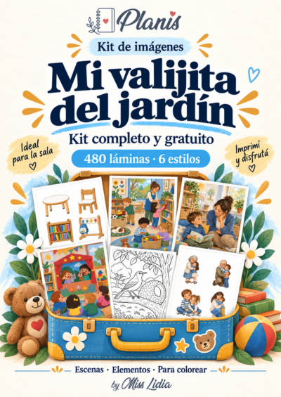 Mi valijita del jardín: kit completo y gratuito