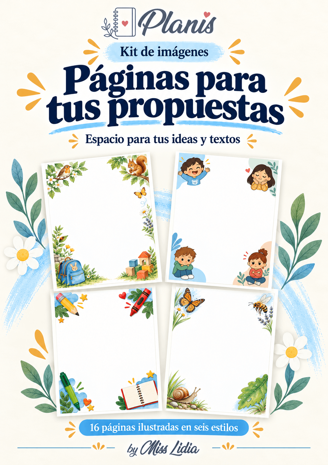 Mi valijita del jardín: paginas Mi valijita del jardín: paginas