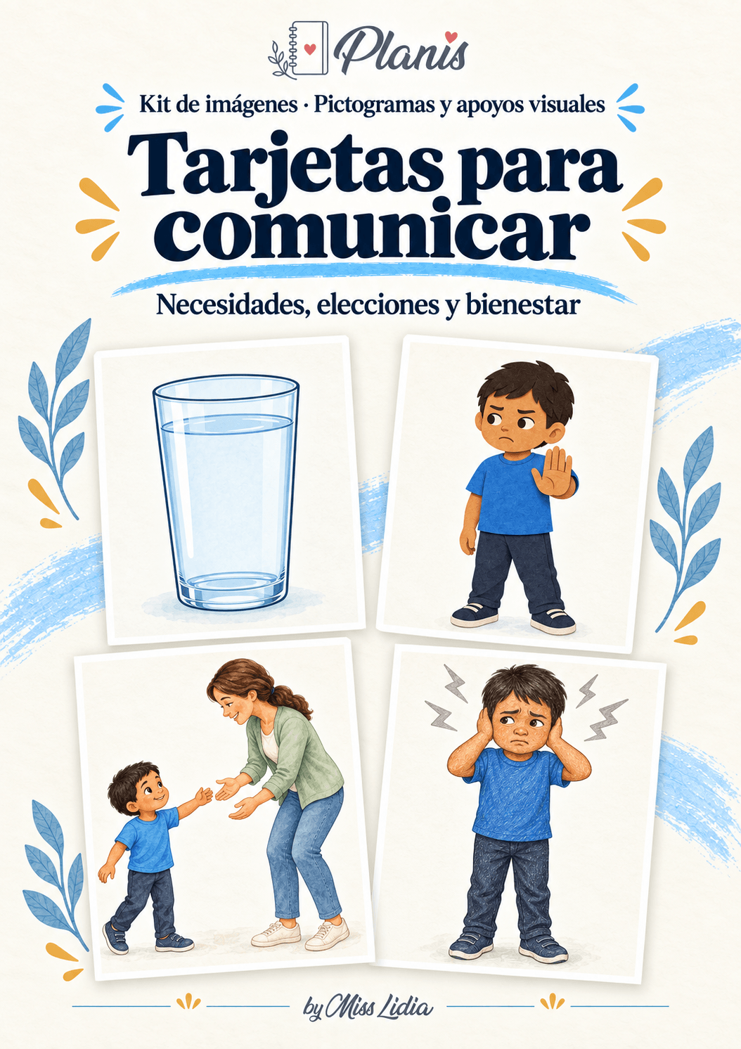 Elementos para crear: Pictogramas y apoyos visuales Selección de elementos para incorporar a materiales propios de Pictogramas y apoyos visuales.