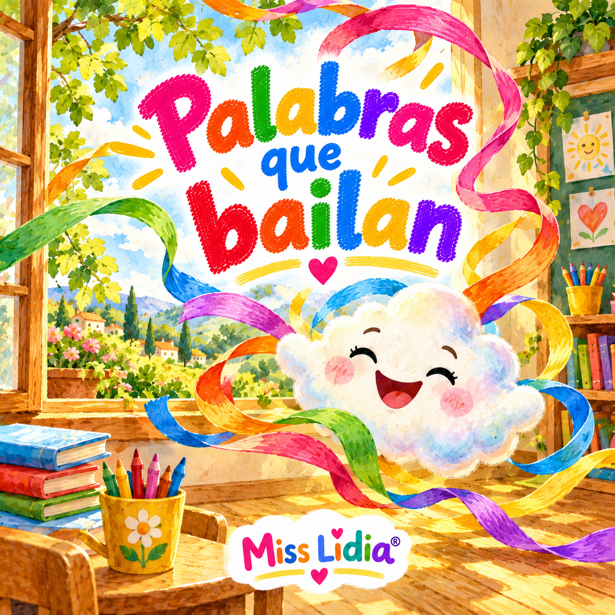 Palabras que bailan — Portada
